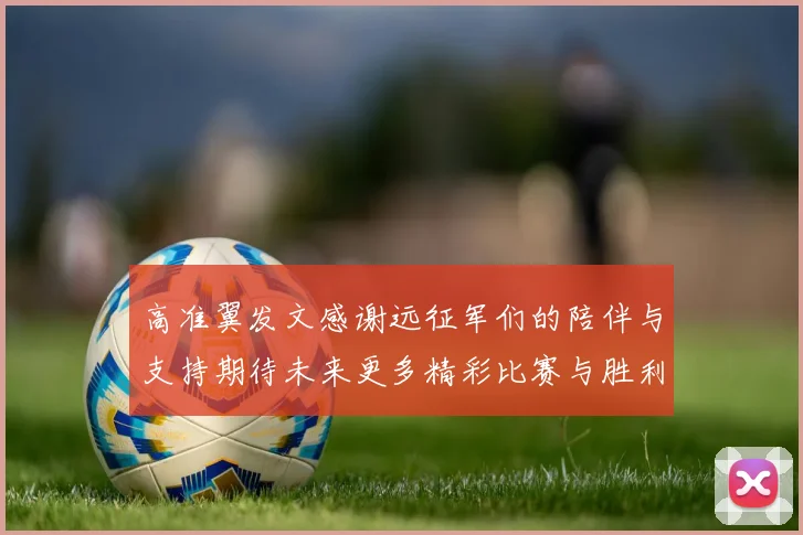 高准翼发文感谢远征军们的陪伴与支持期待未来更多精彩比赛与胜利